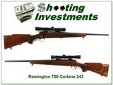 Remington 700 FIRST YEAR 1962 Carbine in 243 Win - 1 of 4