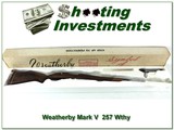 Weatherby Mark V Ultramark in 257 Wthy NIB and 26in - 1 of 4