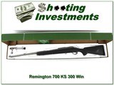 Remington 700 KS Mountain Rifle 300 Win Kevlar Stainless Custom Shop ANIB - 1 of 4