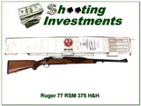 Ruger 77 RSM in 375 H&H Mag as New in BOX! - 1 of 4