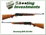 Browning BAR 1969 Belgium Grade 2 in 243 Winchester - 1 of 4