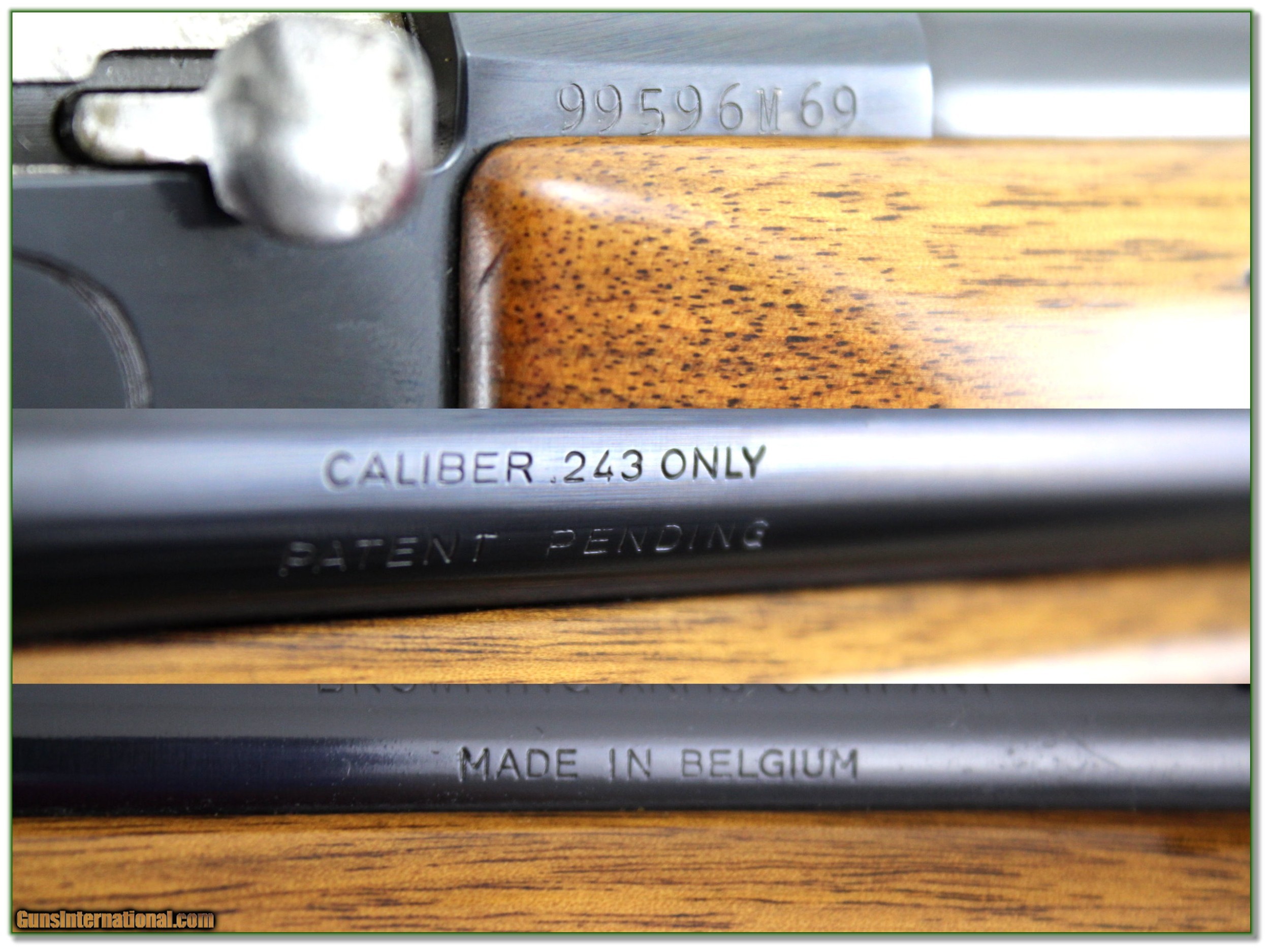 Browning BAR 1969 Belgium Grade 2 in 243 Winchester