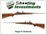Ruger 77-22 All-weather Laminated Stainless 22 Hornet Exc Cond! - 1 of 4
