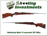 Weatherby Mark V Lazermark Custom Shop 257 Wthy - 1 of 4