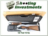 CZ Teal 12 Gauge 28in barrels unfired in box! - 1 of 4