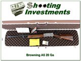 Browning A5 Light 20 Ducks Unlimited unfired in case! - 1 of 4