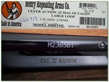 Henry Octagonal Big Large Loop 22 Magnum like new in box! - 4 of 4