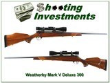 Weatherby Mark V Deluxe 1961 German 300 with Weatherby scope! - 1 of 4