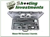 Blaser R8 Success 3 barrel set as new 30-06, 338, 375 H&H - 1 of 4