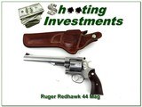 Ruger Redhawk 7.5in Stainless early gun Exc Cond with holster - 1 of 4