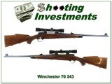 Winchester Model 70 243 Win with Redfield 2-7 - 1 of 4