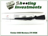 Kimber 8400 Montana Stainless 270 WSM NIB! - 1 of 4