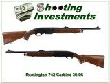 Remington 742 Carbine 30-06 beautiful like new wood! - 1 of 4