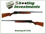 Browning A5 Light 12 65 Belgium 28in VR Modified Honey Blond - 1 of 4