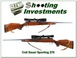 Colt Sauer Sporting 270 Win Redfield 4-12 scope Exc Cond - 1 of 4
