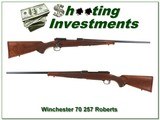 Winchester 70 Featherweight New Haven made 257 Roberts as new - 1 of 4