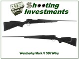 Weatherby Mark V Synthetic USA Made 300 Wthy like new 26in! - 1 of 4