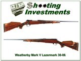Weatherby Mark V Lazermark rare 30-06 as new - 1 of 4