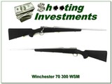 Winchester Model 70 Stainless 300 WSM Classic New Haven - 1 of 4
