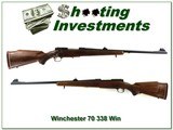 Winchester Model 70 65 made Red Letter in 338 Win Mag Exc Cond - 1 of 4