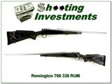 Remington 700 LH Stainless Laminated 338 RUM like new! - 1 of 4