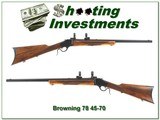 Browning Model 78 45-70 24in octagonal barrel - 1 of 4