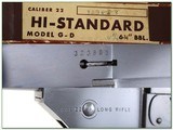 High Standard Hi-Standard Model GD 2-barrel set in box 22 LR as new! - 4 of 4