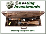 Browning Superposed Lightning 20 Ga 26in IC and MOD collector! - 1 of 4