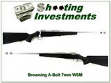 Browning A-Bolt II Stainless Stalker 7mm WSM BOSS collector! - 1 of 4