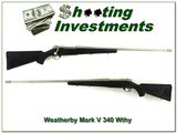 Weatherby Mark V Alaskan 340 Wthy with factory accubreak - 1 of 4