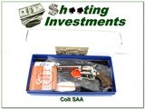 Colt SAA 45 LC Long Branch Colt one of 300 unfired in box! - 1 of 4