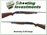 Browning Model 12 28 Ga Exc Cond - 1 of 4