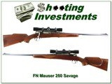 FN Mauser made in 1951 all original in 250 /3000 Savage Exc Cond!