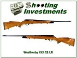 Weatherby XXII 22 LR unfired as new Blond collector! - 1 of 4