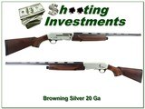 Browning Silver semi-auto 20 Gauge Exc Cond! - 1 of 4