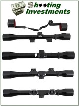 Weatherby XXII 4X 22 Rimfire rifle scope collector cond covers! - 1 of 1