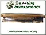 Weatherby Mark V 300 Wthy RMEF 2019 gun 425 made - 1 of 4