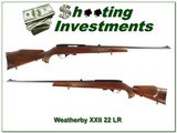 Weatherby XXII 22 semi-auto early Italian made - 1 of 4