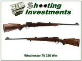 Winchester Model 70 65 made Red Letter in 338 Win Mag Exc Cond - 1 of 4