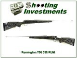 Remington 700 LH Stainless Laminated 338 RUM like new! - 1 of 4