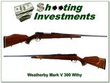 Weatherby Mark V Deluxe German made 300 Wthy Mag - 1 of 4