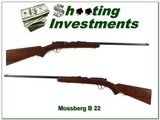 Vintage Mossberg Model B 22 rimfire - 1 of 4