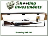 Browning BAR Safari 243 Win unfired in box! - 1 of 4