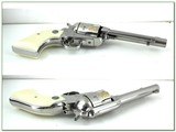 Ruger Vaquero 44 Mag 5.5in polished stainless ivory grips factory engraved cylinder - 3 of 4