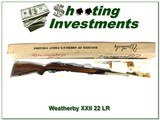 Weatherby XXII 22 Auto as new in box with manual and test target - 1 of 4