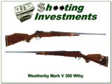 Weatherby Mark V 5-Panel Lazermark 26in XX Wood 300 Wthy - 1 of 4