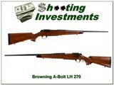 Browning A-Bolt Medallion Left Handed 270 Win Exc Cond - 1 of 4