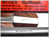 Ruger Redhawk early 41 Mag 7.5 in unfired in box - 4 of 4