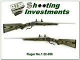 Ruger No.1 V Varmint Stainless Laminated 22-250 Rem - 1 of 4