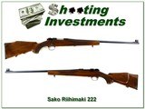 Sako Riihimaki 222 Remington Bofors Steel barrel! - 1 of 4
